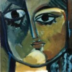 Ansigtskomposition — AJ63 — Arif Jamil – Billedkunstner