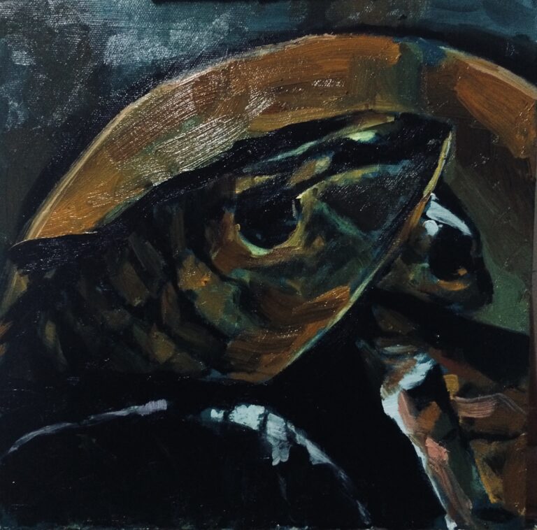 Artwork AJ81 — olie på lærred | Studio Archive — Arif Jamil