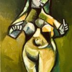 Sumerisk Figur 8 — AJ129 — Arif Jamil – Billedkunstner