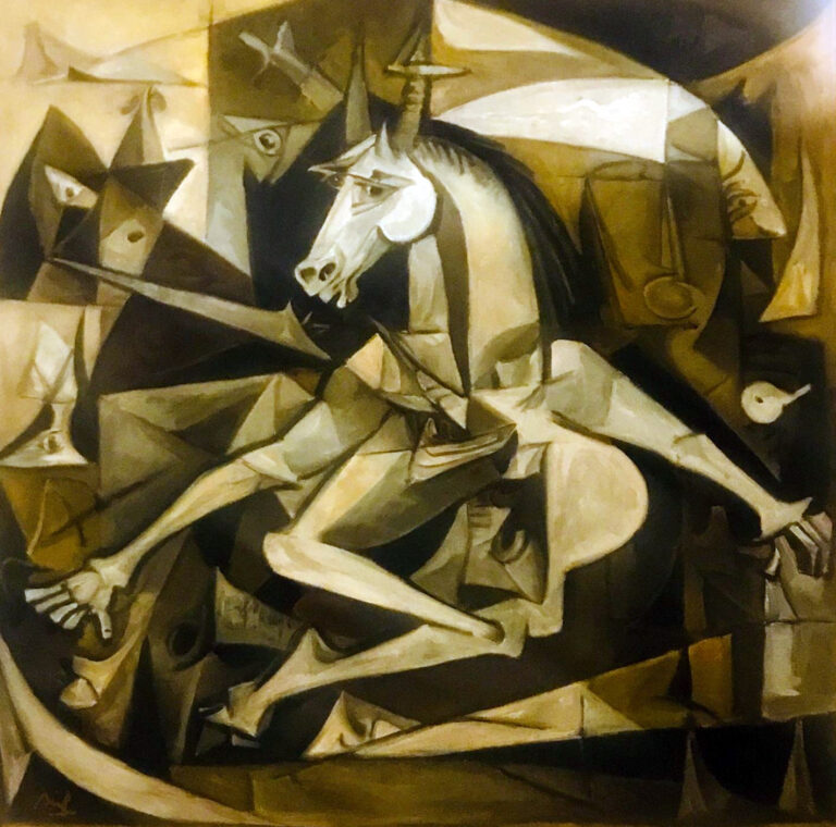 Artwork AJ68 - by artist Arif Jamil, olie på lærred, København, 2026