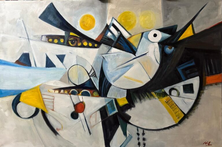 Fuglen over Kyiv — AJ73 — Arif Jamil – Billedkunstner