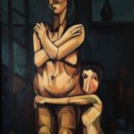 Klyngende Barn — AJ20 — Arif Jamil – Billedkunstner