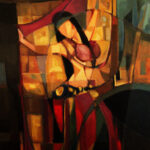 Orientalsk Danserinde — AJ42 — Arif Jamil – Billedkunstner