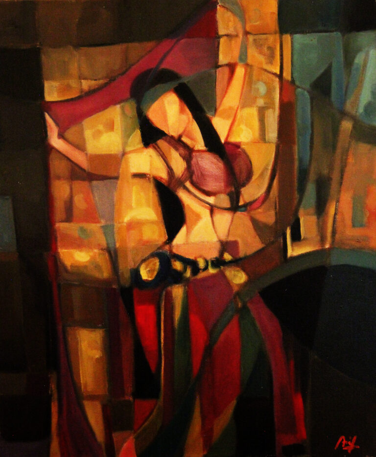 Orientalsk Danserinde — AJ42 — Arif Jamil – Billedkunstner