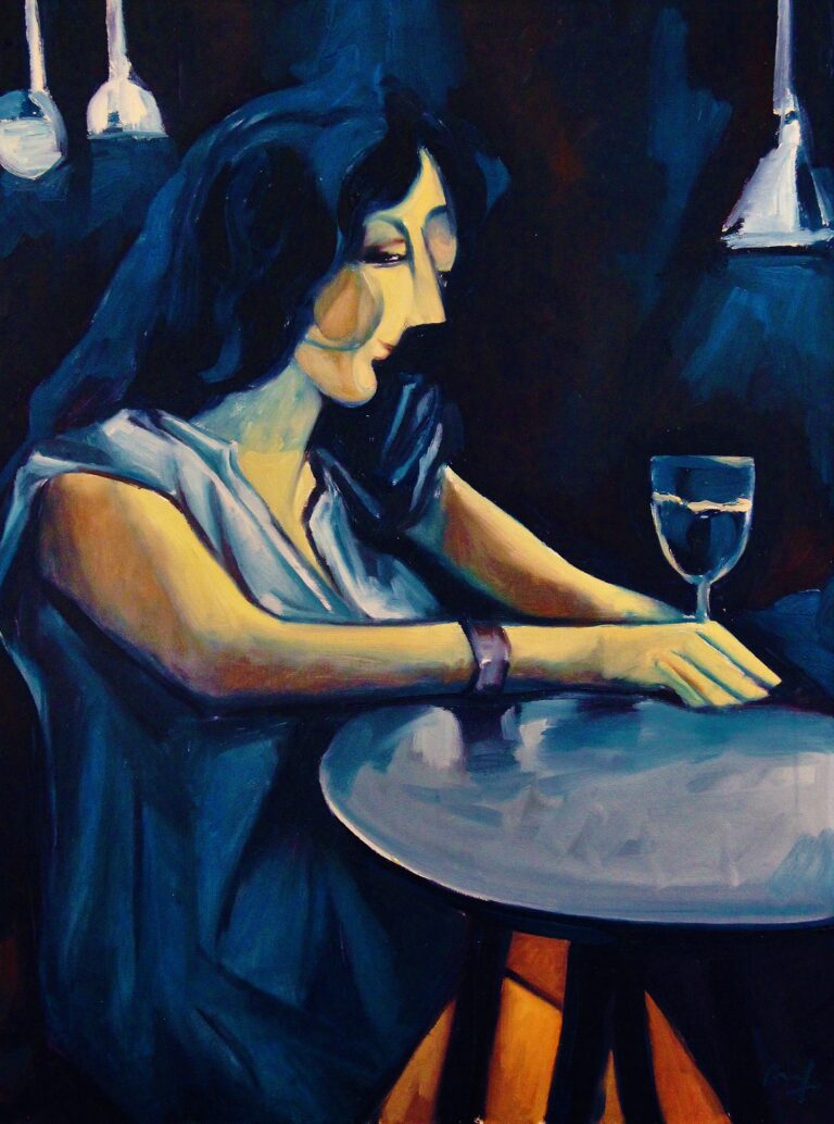 Aftenens Dame — AJ33 — Arif Jamil – Billedkunstner