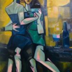 Women with Wine — AJ18 — Arif Jamil – Visual Artist