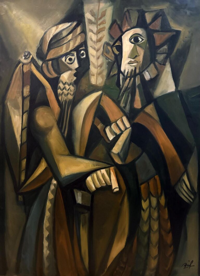 Sumerisk Kroning — AJ144 — Arif Jamil – Billedkunstner