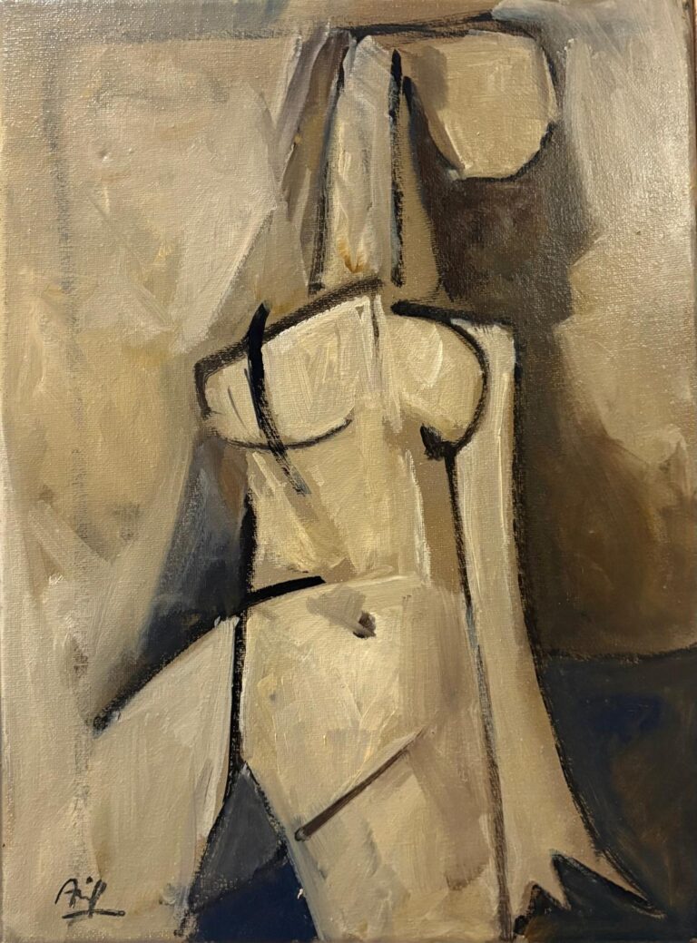 Artwork AJ164 — oil on canvas | Studio Archive — Arif Jamil