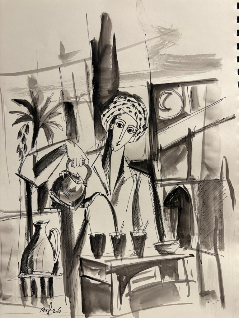 Tea Seller - 174 — AJ174 — Arif Jamil – Visual Artist