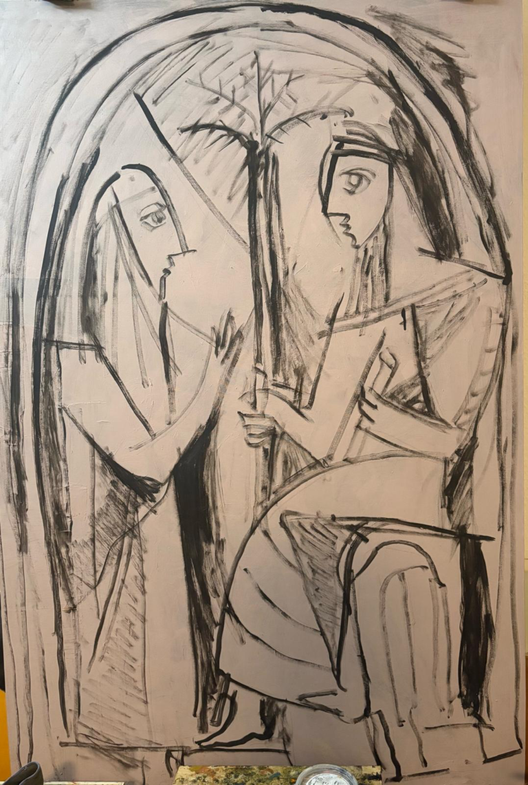 Hammurabis stele – 189 — AJ189 — Arif Jamil – Billedkunstner