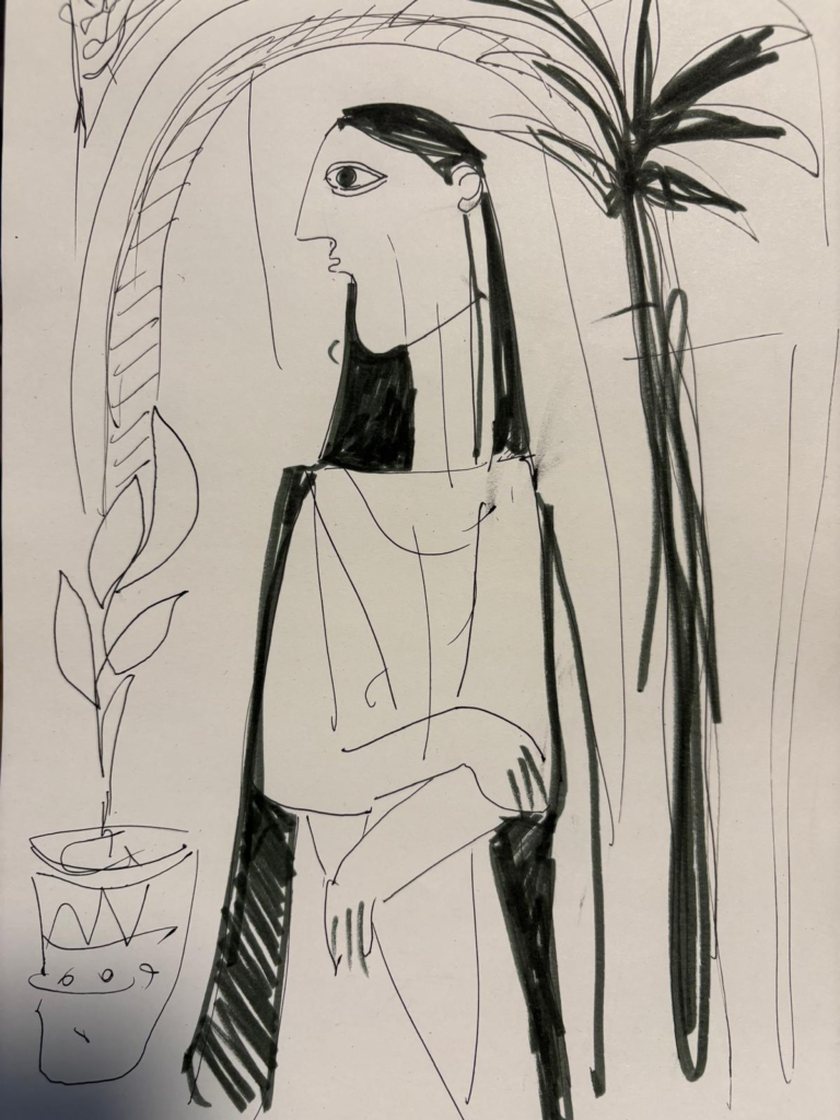 Sumerian Woman - 204 — AJ204 — Arif Jamil – Visual Artist