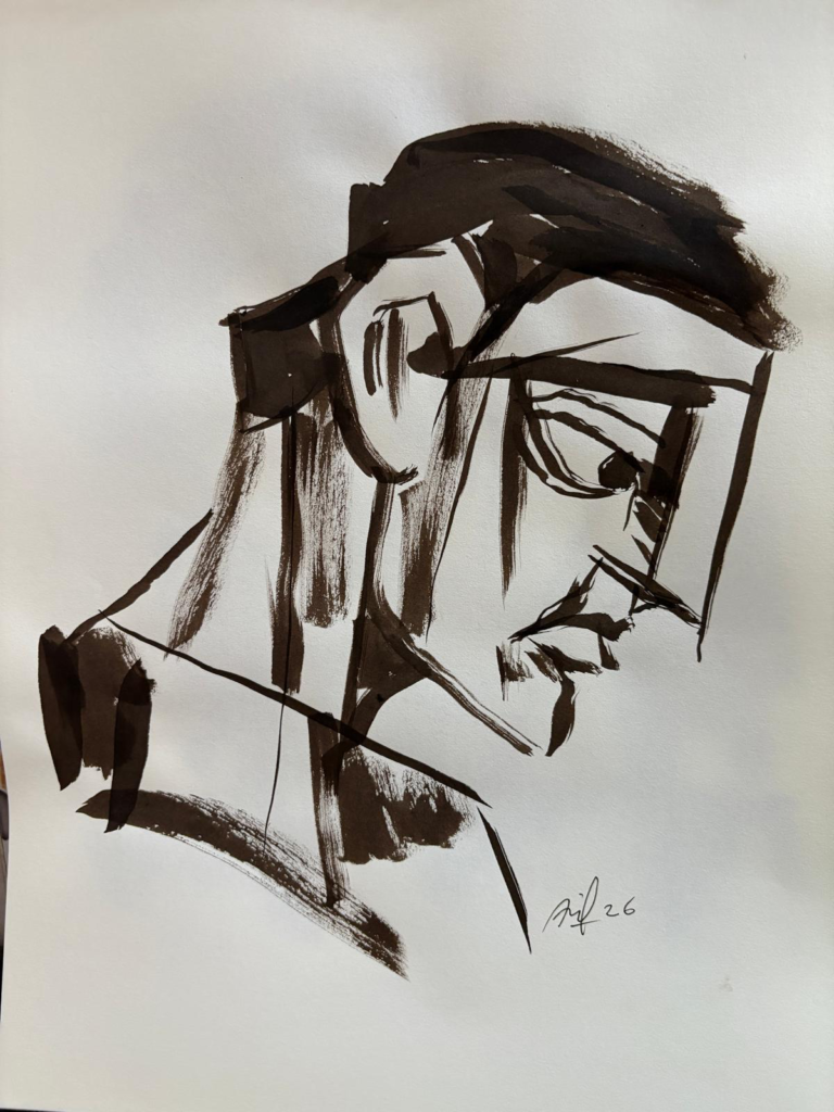 Udmattelse – 243 — AJ243 — Arif Jamil – Billedkunstner