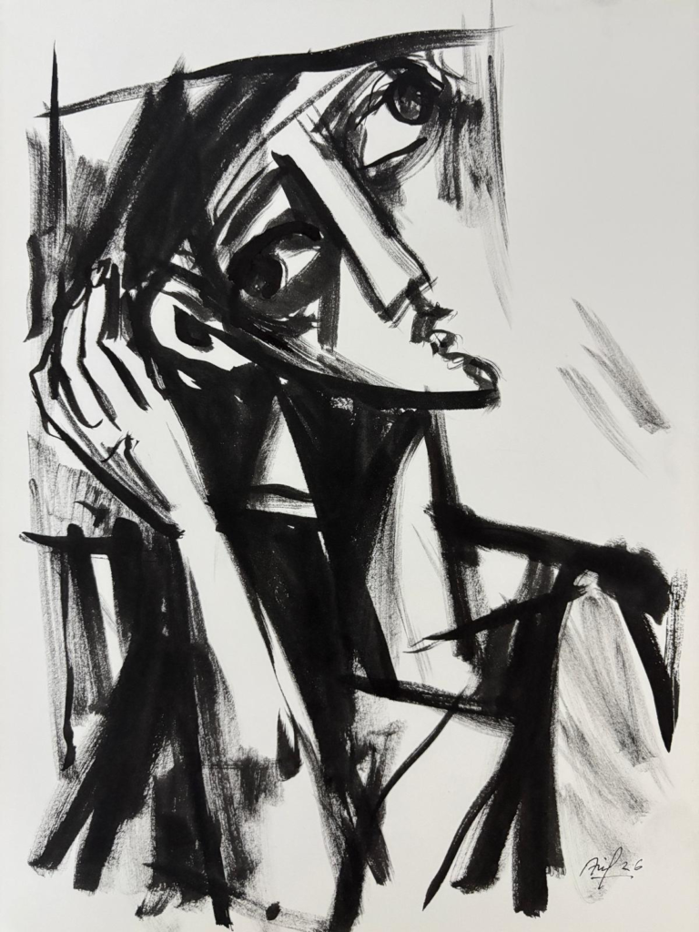 Hearing Voices - 265 — AJ265 — Arif Jamil – Visual Artist
