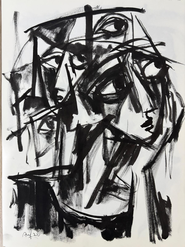 Overlapping Thoughts - 266 — AJ266 — Arif Jamil – Visual Artist