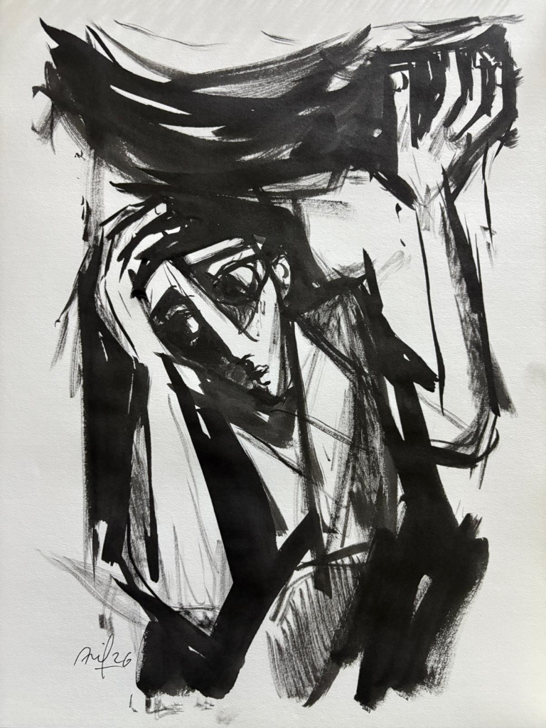 Half Present - 271 — AJ271 — Arif Jamil – Visual Artist