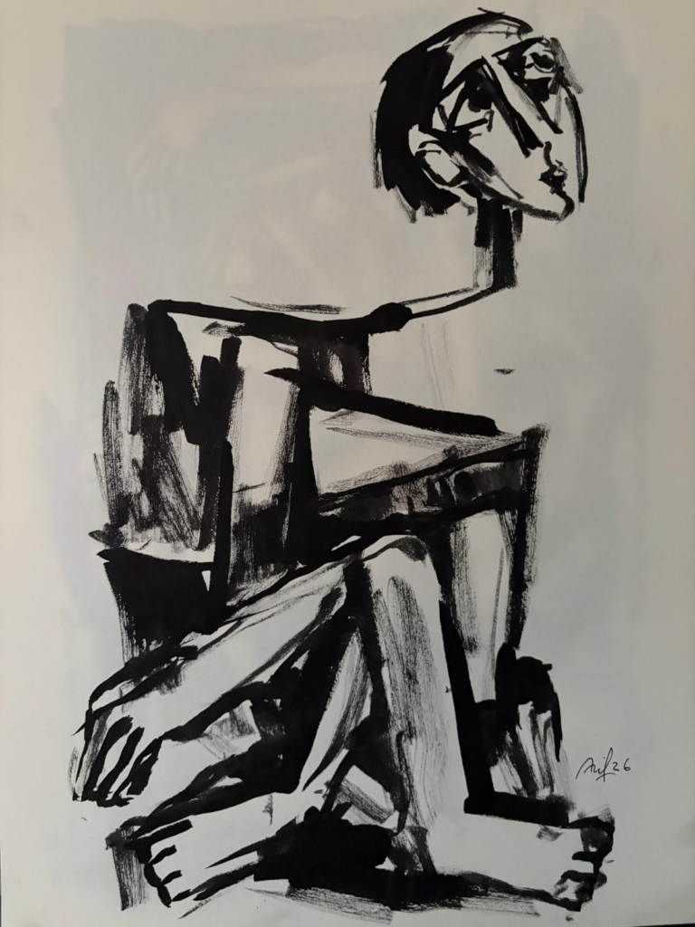 My Head Feels Detached - 282 — AJ282 — Arif Jamil – Visual Artist